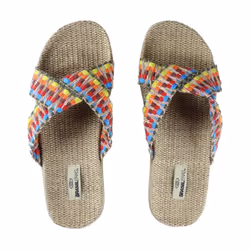 Brasileras M1TZD6043_34-35, Femelle, Adulte, Tongs, Multicolore, 34-35, Caoutchouc