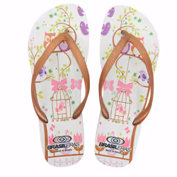 Brasileras UBOWL20_40-41, Femelle, Adulte, Tongs, Marron, 40-41, Caoutchouc