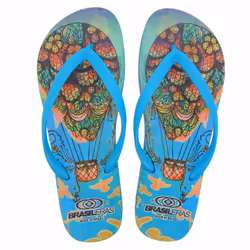 Brasileras UBMDLA18_40-41, Femelle, Adulte, Tongs, Bleu, 40-41, Caoutchouc