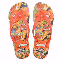 Brasileras UBPART12_40-41, Femelle, Adulte, Tongs, Rouge, 40-41, Caoutchouc