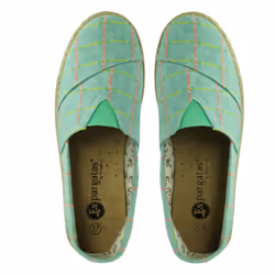 Brasileras UECOOLMT16_40 Chaussure Espadrilles Femelle Vert