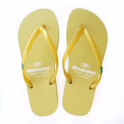 Brasileras UBCLAPRLW14_38-39, Femelle, Adulte, Tongs, Jaune, 38-39, Caoutchouc