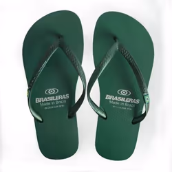 Brasileras UBCLAPRLW24_40-41, Femelle, Adulte, Tongs, Vert, 40-41, Caoutchouc