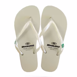 Brasileras UBCLAPRLW33_40-41, Femelle, Adulte, Tongs, Argent, 40-41, Caoutchouc