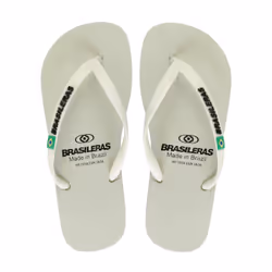 Brasileras UBCLAWSS1911_34-35, Femelle, Adulte, Tongs, Blanc, 34-35, Caoutchouc