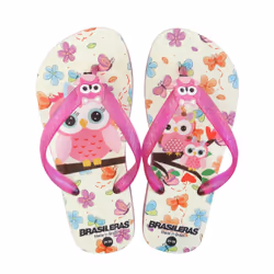 Brasileras UBP20GRDN25_31-32, Enfant, Tongs, Fuchsia, 31-32, Caoutchouc, 1 pièce(s)