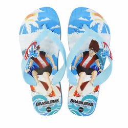 Brasileras UBP20SRF18_33-34, Enfant, Tongs, Bleu, 33-34, Caoutchouc, 1 pièce(s)