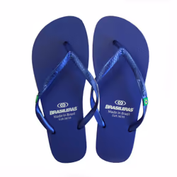 Brasileras UBCLAPRLW19_34-35, Femelle, Adulte, Tongs, Bleu, Marine, 34-35, Caoutchouc