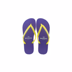 Brasileras UBCLACCBWNN2114_38-39, Femelle, Adulte, Tongs, Violet, Jaune, 38-39, Caoutchouc
