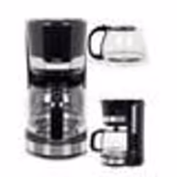 Cafetière Électrique - Haute Qualité - 1000W - 15 Tasses - Inox Noir - Système Anti Gouttes