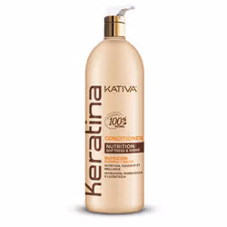 KATIVA Keratin Conditioner, Femmes, Après-shampoing professionnel, Cheveux cassants, Cheveux abimés, Cheveux secs, Toutes les ...