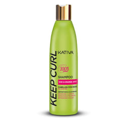 KATIVA Keep Curl Shampoo 250 ml Shampoing Professionnel Femmes