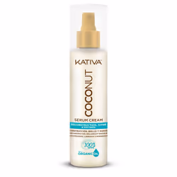 KATIVA Coconut Cream serum 200 ml, Sérum cheveux, 200 ml, Femmes, Tous types de cheveux, Système qui prévient l'emmêlement de ...