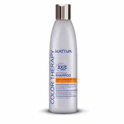 KATIVA Color Therapy Anti Orange Effect Shampoo, 250 ml, Shampoing, Professionnel, Femmes, Cheveux colorés, Marron, Cacao, Ch ...