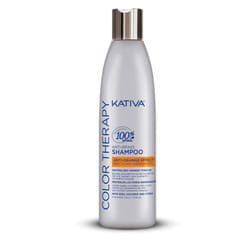KATIVA Color Therapy Anti Orange Effect Shampoo 250 ml Shampoing Professionnel Femmes