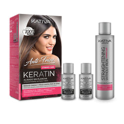 Kératine ANTI-FRIZZ lissage sans fer soin extrême 30 jours 3 unités