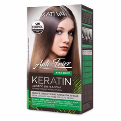KATIVA Anti Frizz XTRA SHINE Remède pour renforcer les cheveux