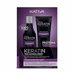 KATIVA Post Alisado Xpress Brazilian Post Straightening Kit