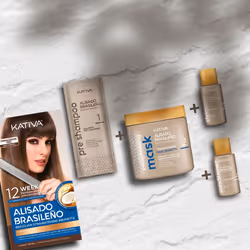 Kativa Professional Brésilien Straightening Pro Dark Case 6 pcs