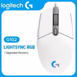 Souris de jeu - LOGITECH - G102 Prodigy - Optique 8000DPI - 6 boutons programmables - RGB personnalisable