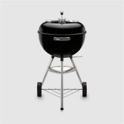 Weber - Barbecue a charbon Classic Kettle - Acier émaillé - Diametre 47 cm - Thermometre intégré