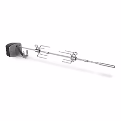 Compatible avec les barbecues à gaz Spirit et les barbecues à pellets Searwood Moteur électrique Deux fourches pour faire cui ...