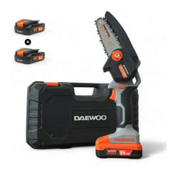 Elagueuse sans fil 18V avec 2 batteries et chargeur, lame 8 cm Daewoo DALMCH18-1 kitb