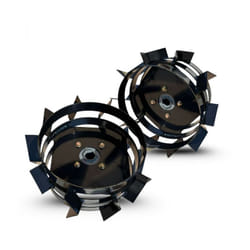 Daewoo - Paire de roues métalliques 4.00-8 axe 23 mm pour motoculteur toute marque – DAACC-116-32