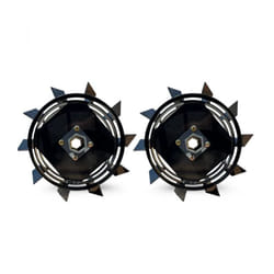Daewoo - Paire de roues métalliques 4.00-8 axe 32 mm pour motoculteur toute marque – DAACC-116-23