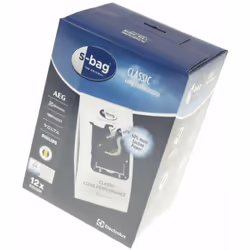 Boite de 12 sacs E201SM d'origine pour Aspirateur ELECTROLUX, FAURE, ZANUSSI, AEG Une durée de vie accrue jusqu'à 50 % de plu ...