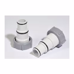 Intex Adapter A, Adaptateur de tuyau, Noir, Gris, Plastique, Piscine gonflable, Rond, 2 pièce(s)