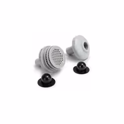 Lot de 2 petites crépines avec bouchon pour les piscines dont les crépines sont en Ø 32 mm.