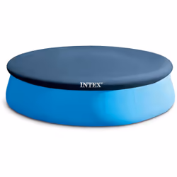 Intex 28020, Bâche de piscine, Piscine hors-sol, Rond, Bleu, PVC, Polyéthylène, 2,44 m