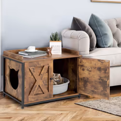 La description : Apportez un espace privé et confortable pour votre charmant chaton ! Notre meuble industriel pour chat est d ...