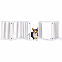 Description : Moyen idéal pour limiter vos adorables chiens dans une zone sûre ! Notre porte pour chien autoportantecomprend  ...