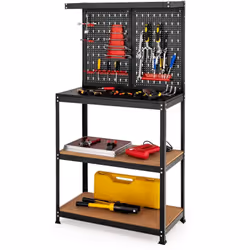 La description : Notre établi de stockage d'outils rendent idéal pour un garage, un atelier, un bureau, une cour, etc. La hau ...