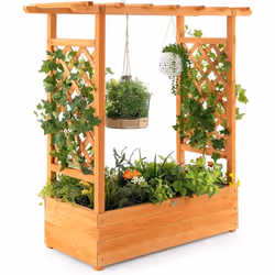 Description générale Cette jardinière surélevée en bois de sapin naturel est conçue pour offrir une robustesse exceptionnelle ...