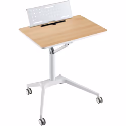 Description : Bureau assie debout mobile réglable en hauteur parfait pour le travail ou l’étude ! La hauteur de la table d’or ...