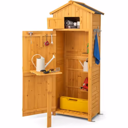 Description générale Cette armoire de jardin est conçue pour un rangement efficace et sécurisé de vos outils de jardinage. El ...