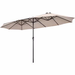 Attributs : 【Double auvent avec grande ombre】Le parasol double face fournit un espace de couverture suffisant, crée une sensa ...
