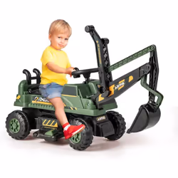Description : Cette tractopelle sera un excellent cadeau pour vos enfants. Ce jouet excavatrice électrique se déplace non seu ...