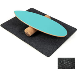 Costway - Planche d'Équilibre en Bois avec Rouleau et Tapis Antidérapant Charge 227 kg, Balance Board pour Entraînement de Skateboard Hockey