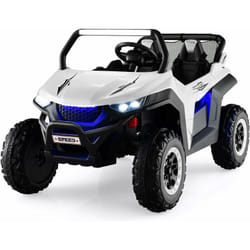 Costway - Voiture Electrique Enfant 12 v avec 2 Places et Télécommande 2,4G, Quad Électrique avec Démarrage Lent pour 3-8 Ans,Vitesses 2-4