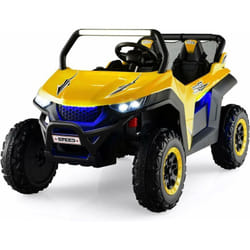 Costway - Voiture Electrique Enfant 12 v avec 2 Places et Télécommande 2,4G, Quad Électrique avec Démarrage Lent pour 3-8 Ans,Vitesses 2-4