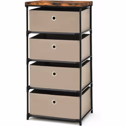 Attributs : 【 Espace de Rangement Large à 4 Niveaux : 】 Les dimensions internes de chaque tiroir sont de 38cm x 30cm x 14,5cm ...