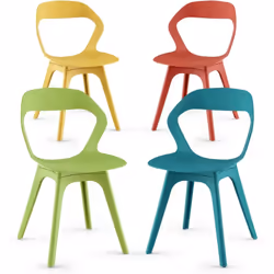 Caractéristiques : L'ensemble de chaises de salle à manger 4 pièces est durable pour une utilisation à long terme Fabriquées  ...