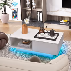 À propos de cet article 【LED magnifique : 】Vous pouvez choisir parmi 20 couleurs d'éclairage LED pour votre table basse via u ...