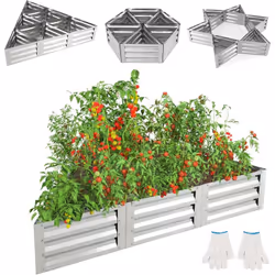 Description : Créez votre jardin de fantaisie et laissez vos plantes s'épanouir avec cette jardinière en métal ! Livrée avec  ...
