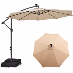 Description : Profitez d'un bon moment en plein air avec des amis ou en famille ! Doté d'un grand auvent de 3 m, ce parasol d ...