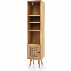 Description : L'armoire de rangement haute, robuste et élégante est un ajout judicieux au salon, à la chambre ou à la salle à ...